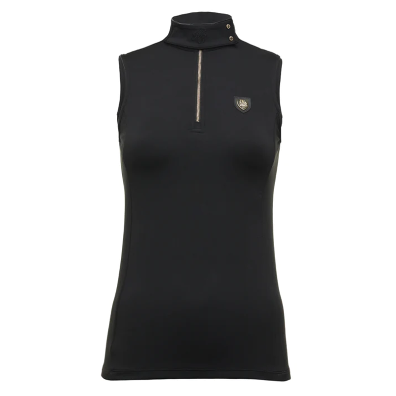 Holland Cooper Elite Sleeveless Base Layer - Black-4